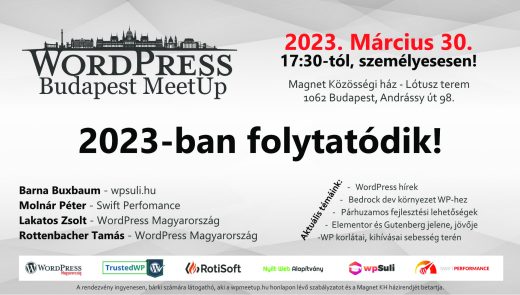 WordPress Budapes tMeetUp 2023